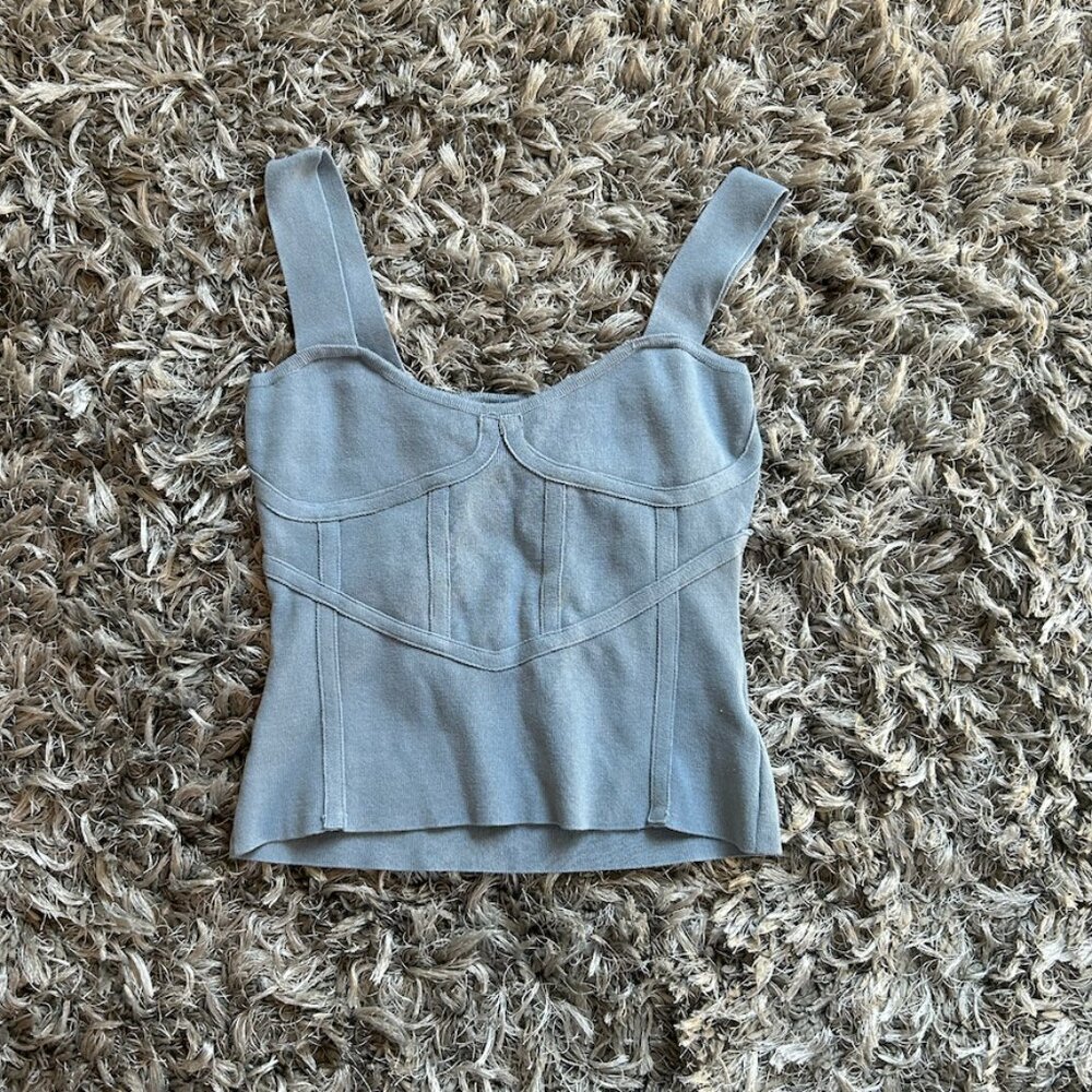 Blue Corset Top